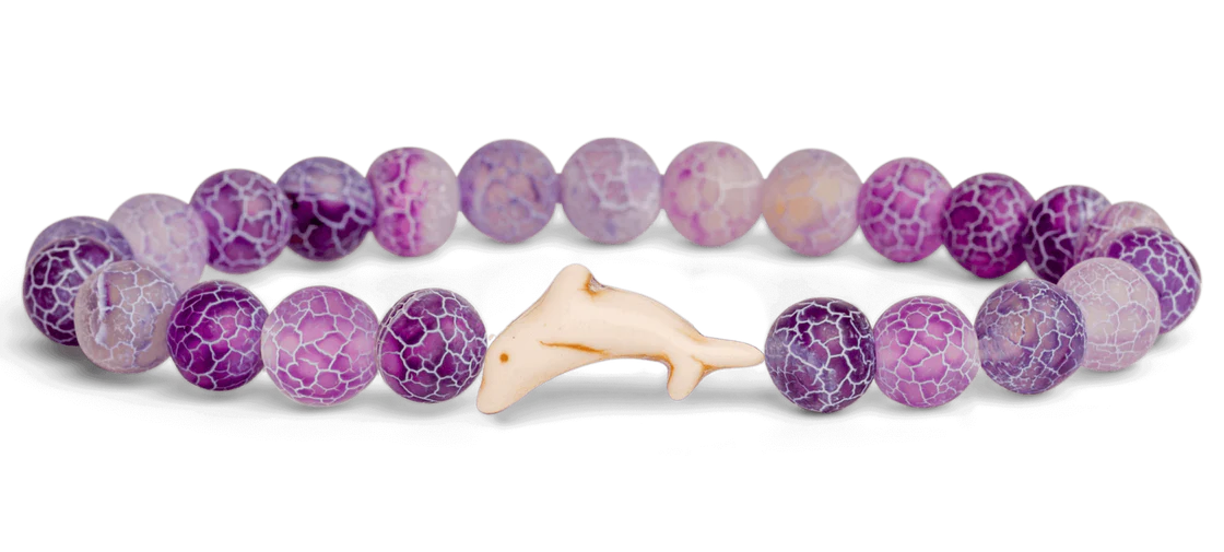 Fahlo Dolphin Coral Reef Violet Bracelet