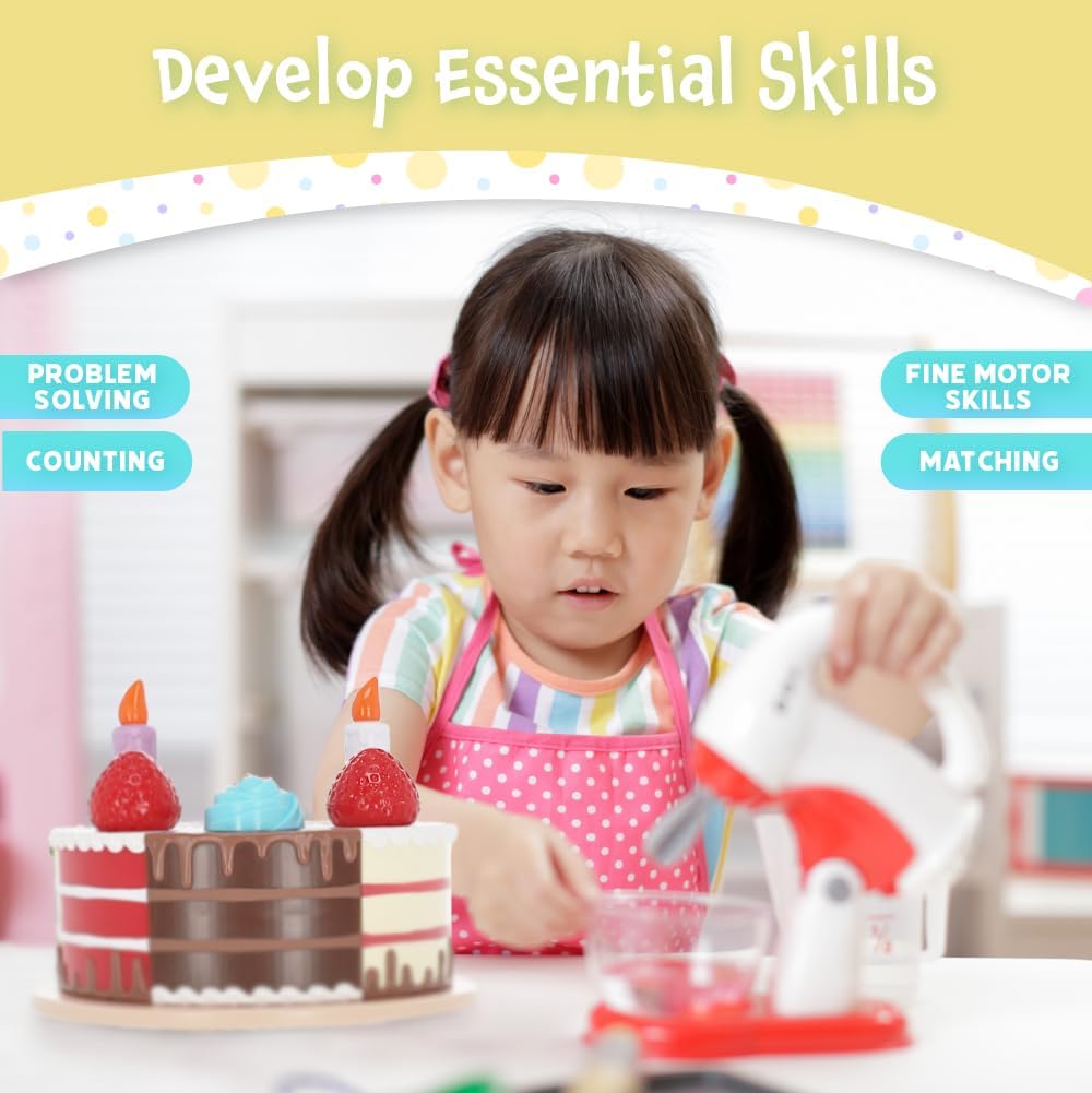 Magnetic Bake and Play Cake Set