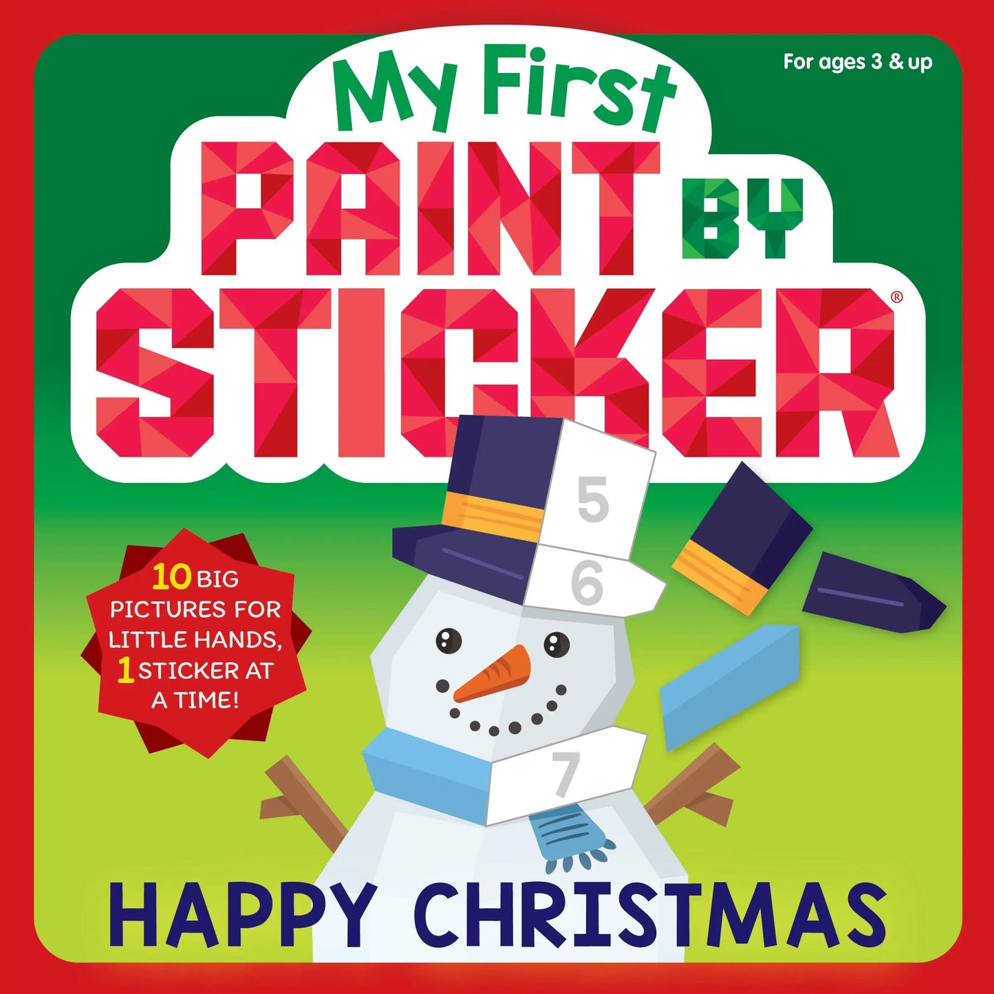 My First Paint by Stickers: Happy Christmas