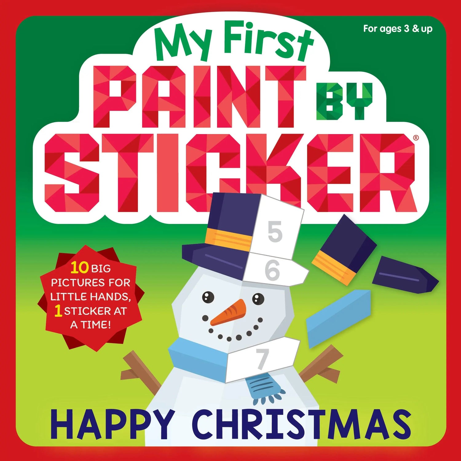 My First Paint by Stickers: Happy Christmas