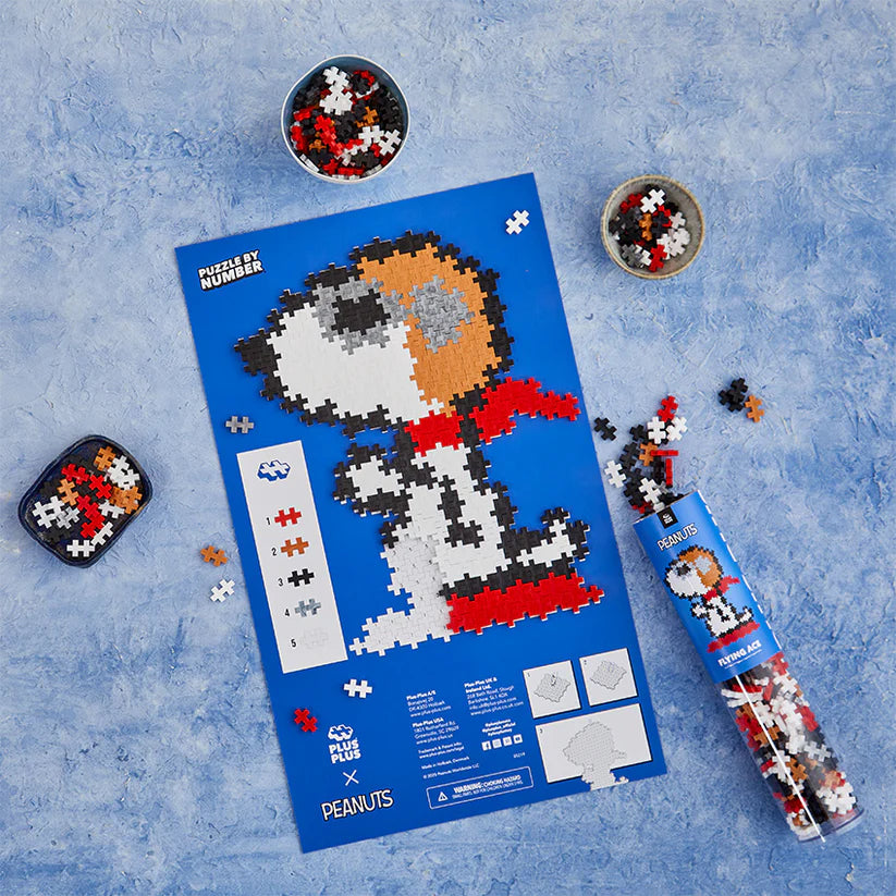 Peanuts Puzzle By Number Tubes