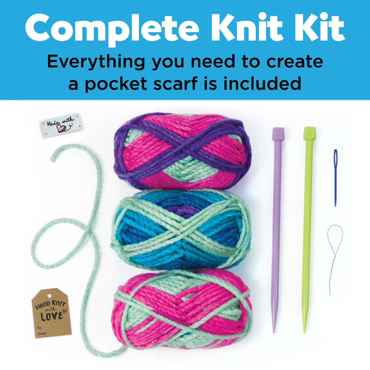 Learn to Knit Scarf