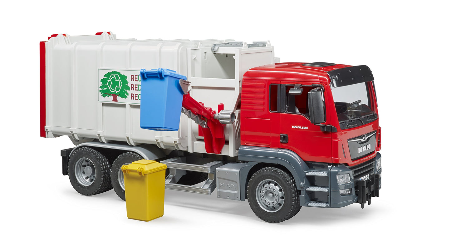 Loading Recycling Truck