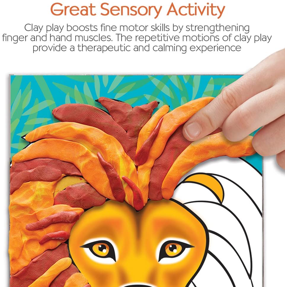 Do Art Coloring with Clay-4
