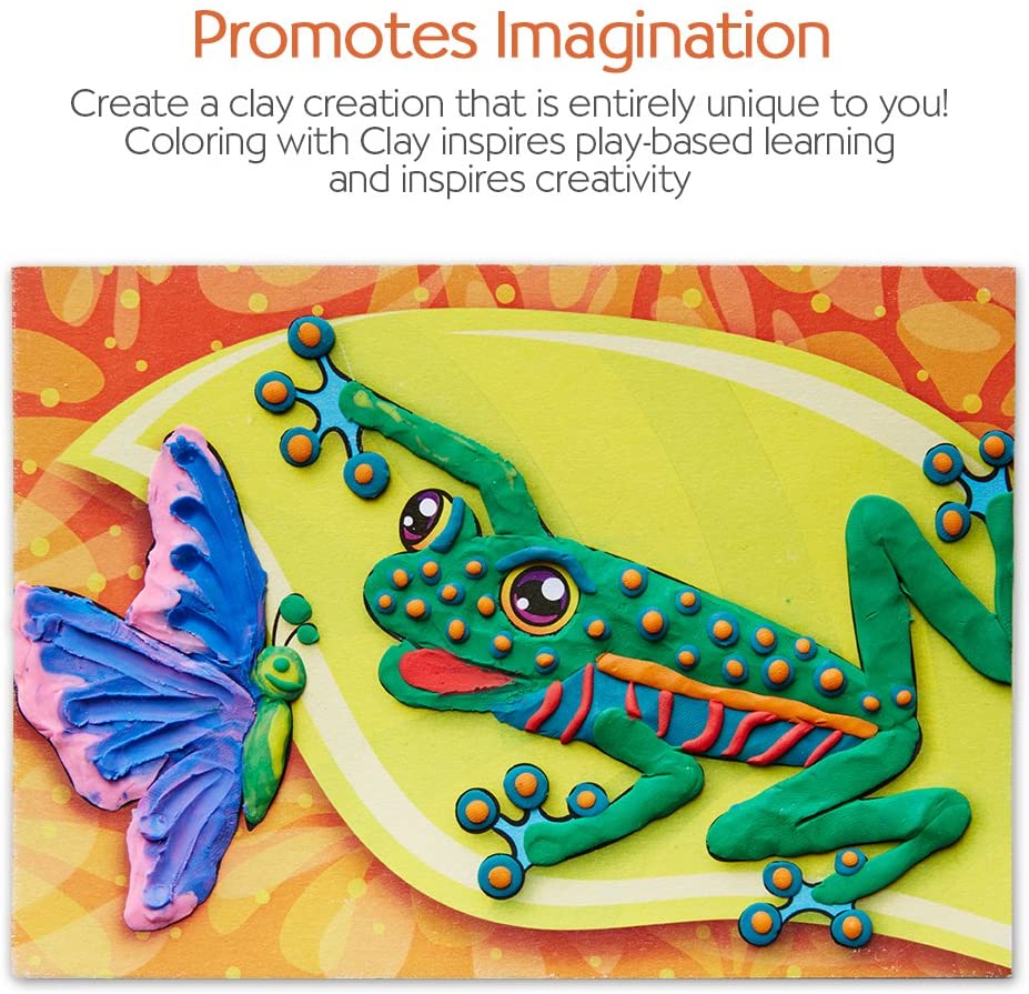 Do Art Coloring with Clay-6