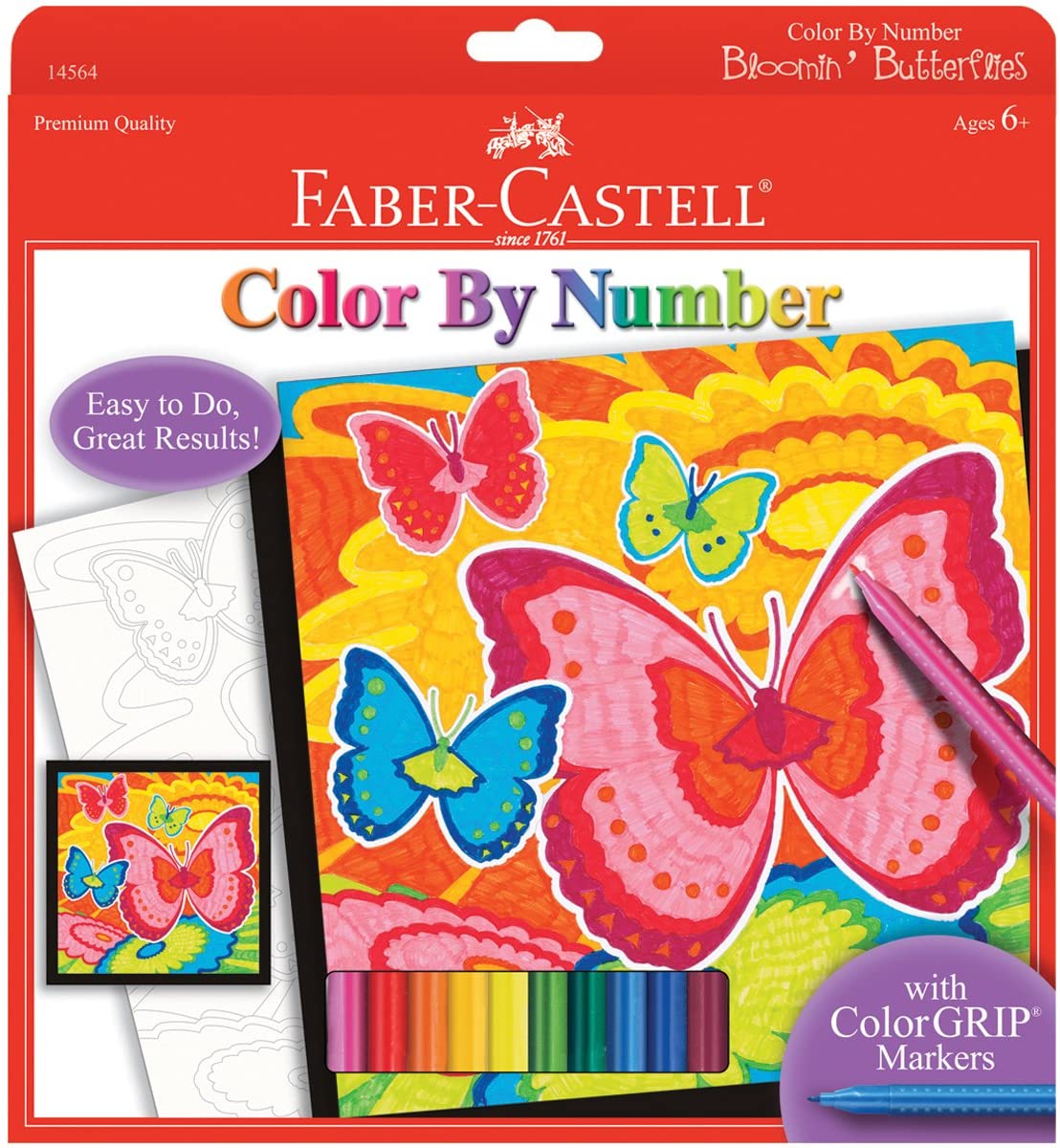 Color by Number Bloomin B-3