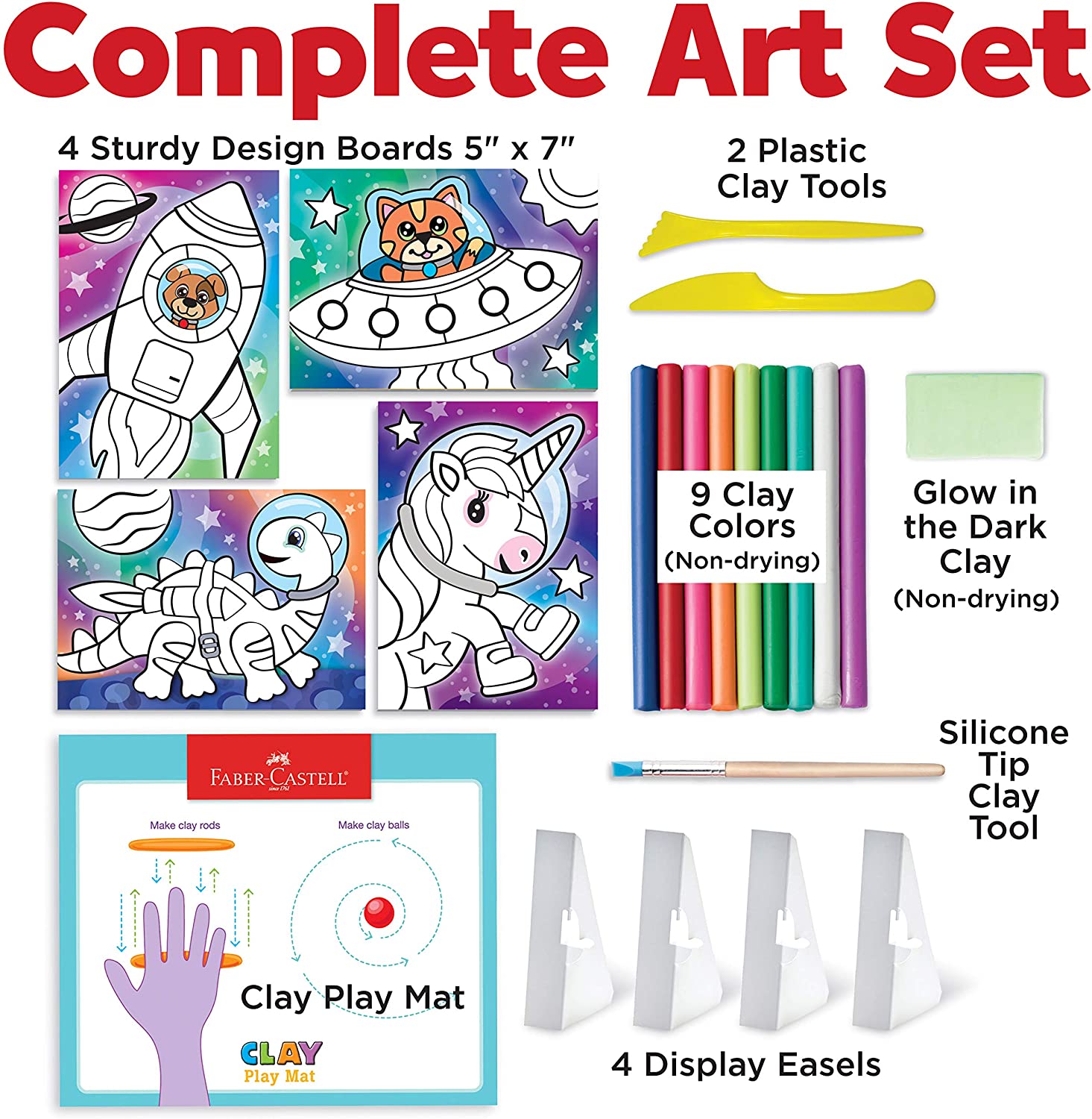 Coloring Clay Pet Space-3