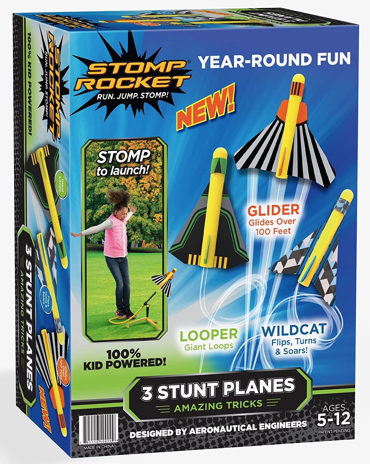 Stomp Rocket Stunt Plane