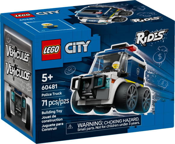 Rides Police Truck