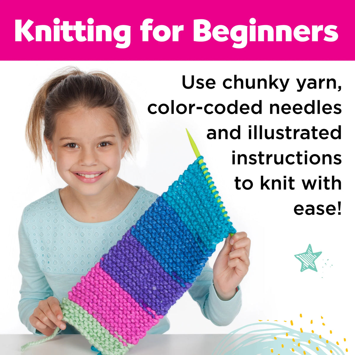 Learn to Knit Scarf