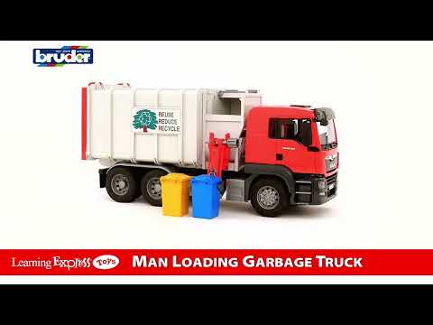 Loading Recycling Truck