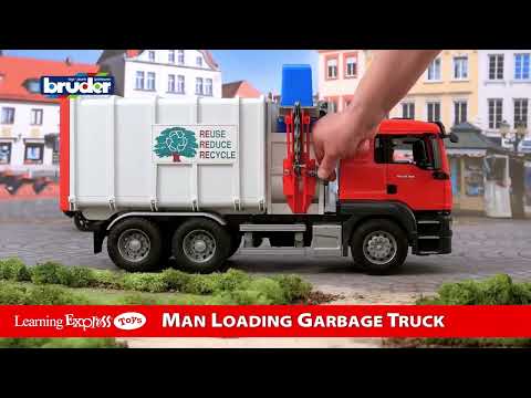 Loading Recycling Truck