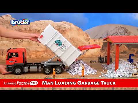 Loading Recycling Truck
