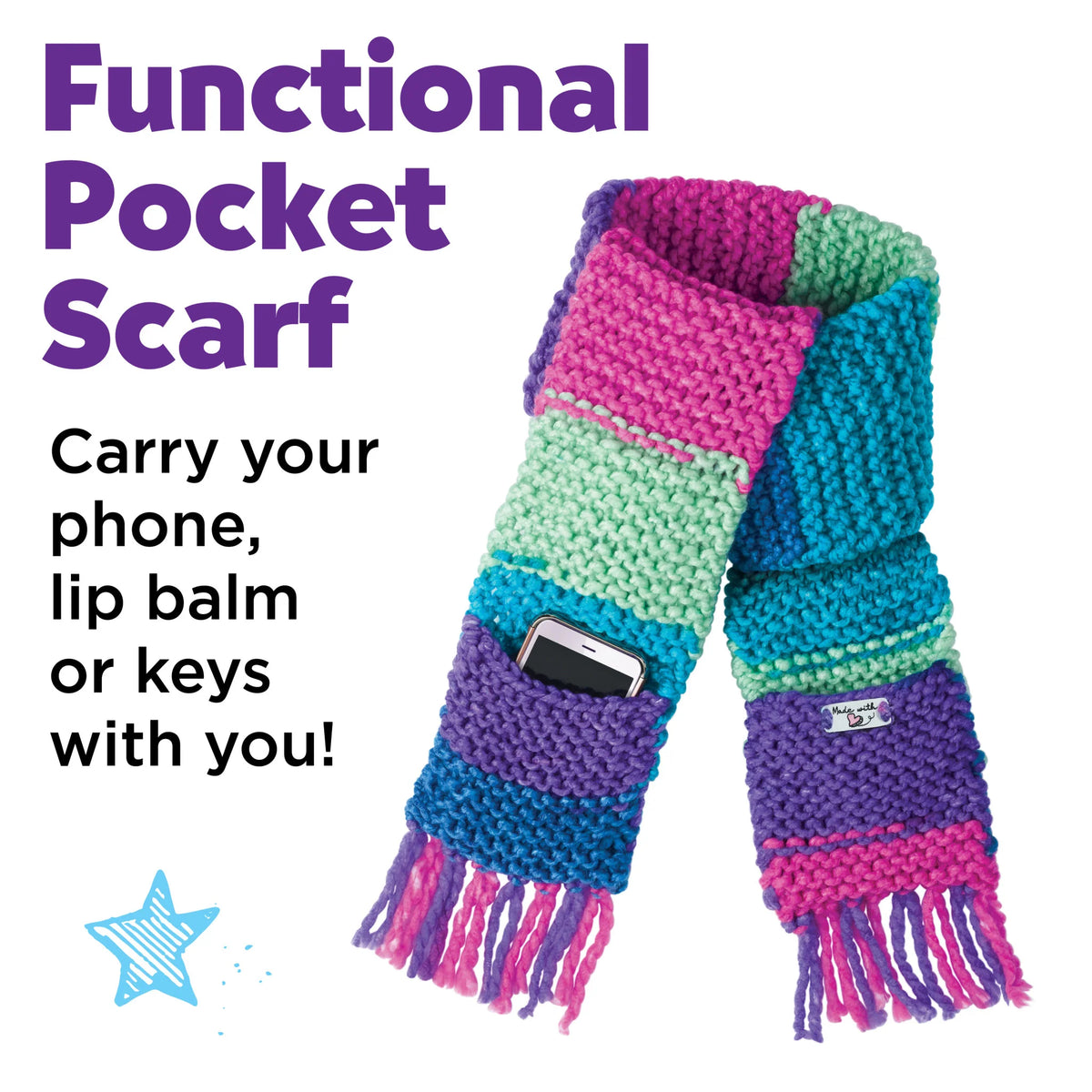 Learn to Knit Scarf