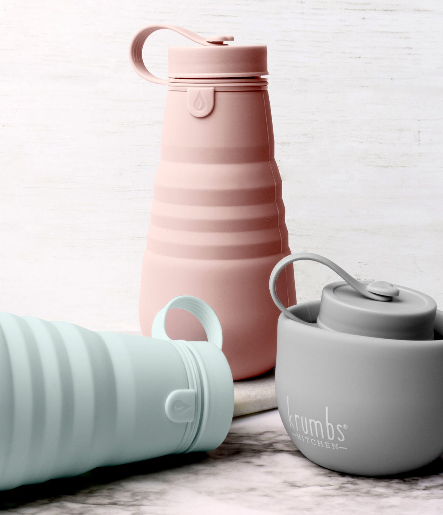 Krumbs Kitchen Collapsible Water Bottle
