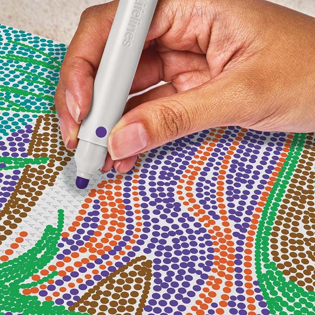 FlowArt Dot-By-Letter Landscapes