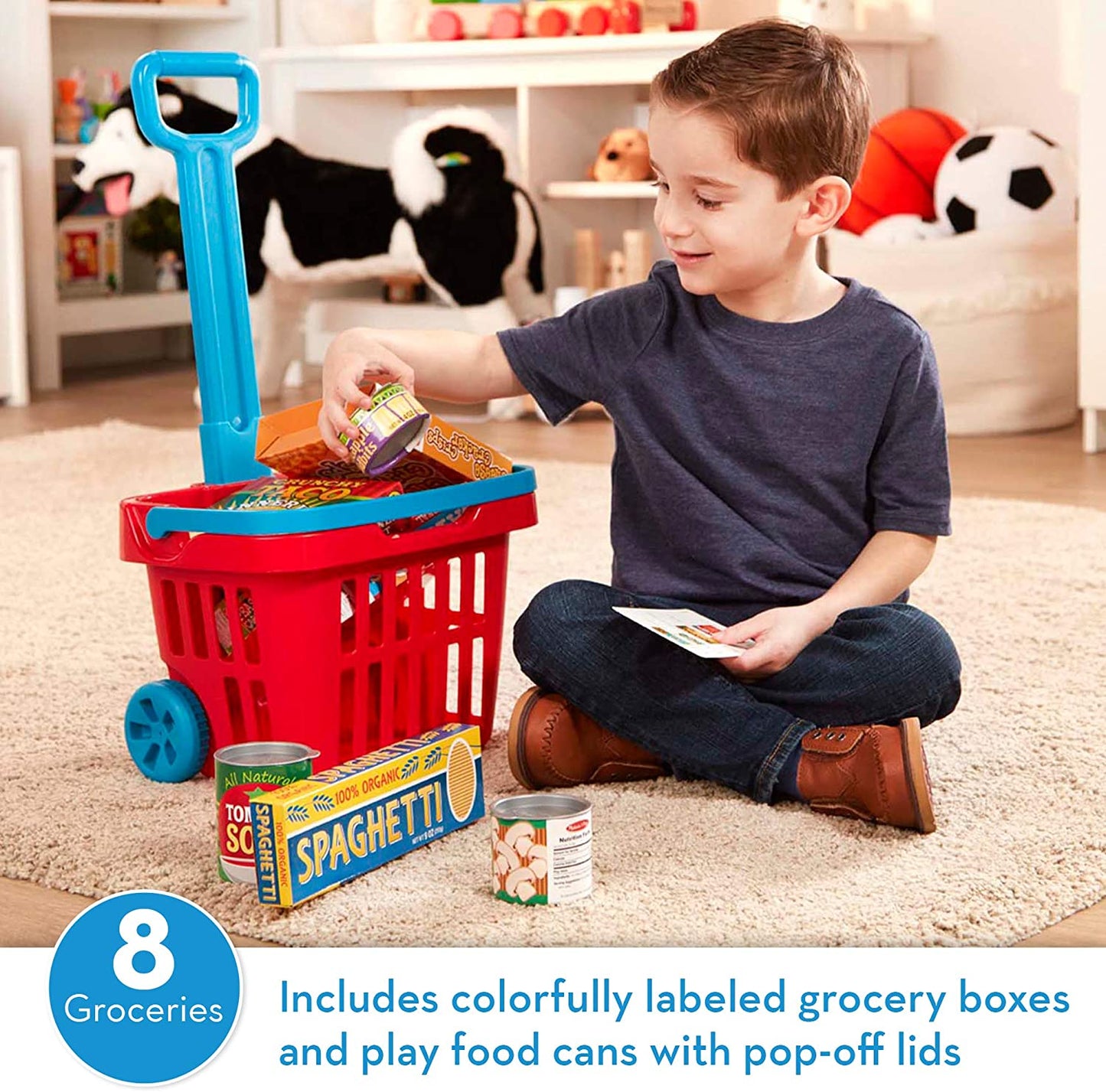 Rolling Grocery Basket