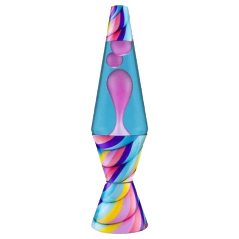 Lava Lamp 14.5^ Pk/Lt Bl