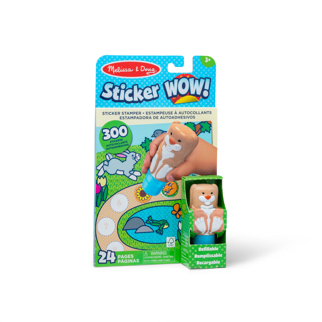 Sticker WOW!T Activity Pad & Sticker Stamper - Bunny-1