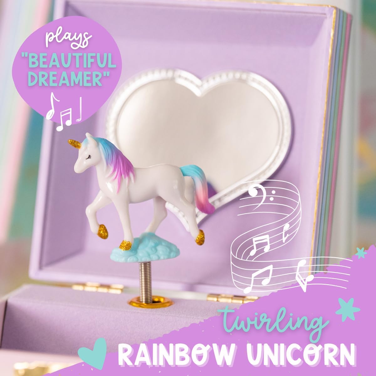 Unicorn Jewelry Box Small