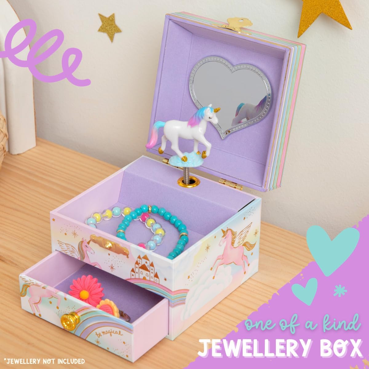 Unicorn Jewelry Box Small