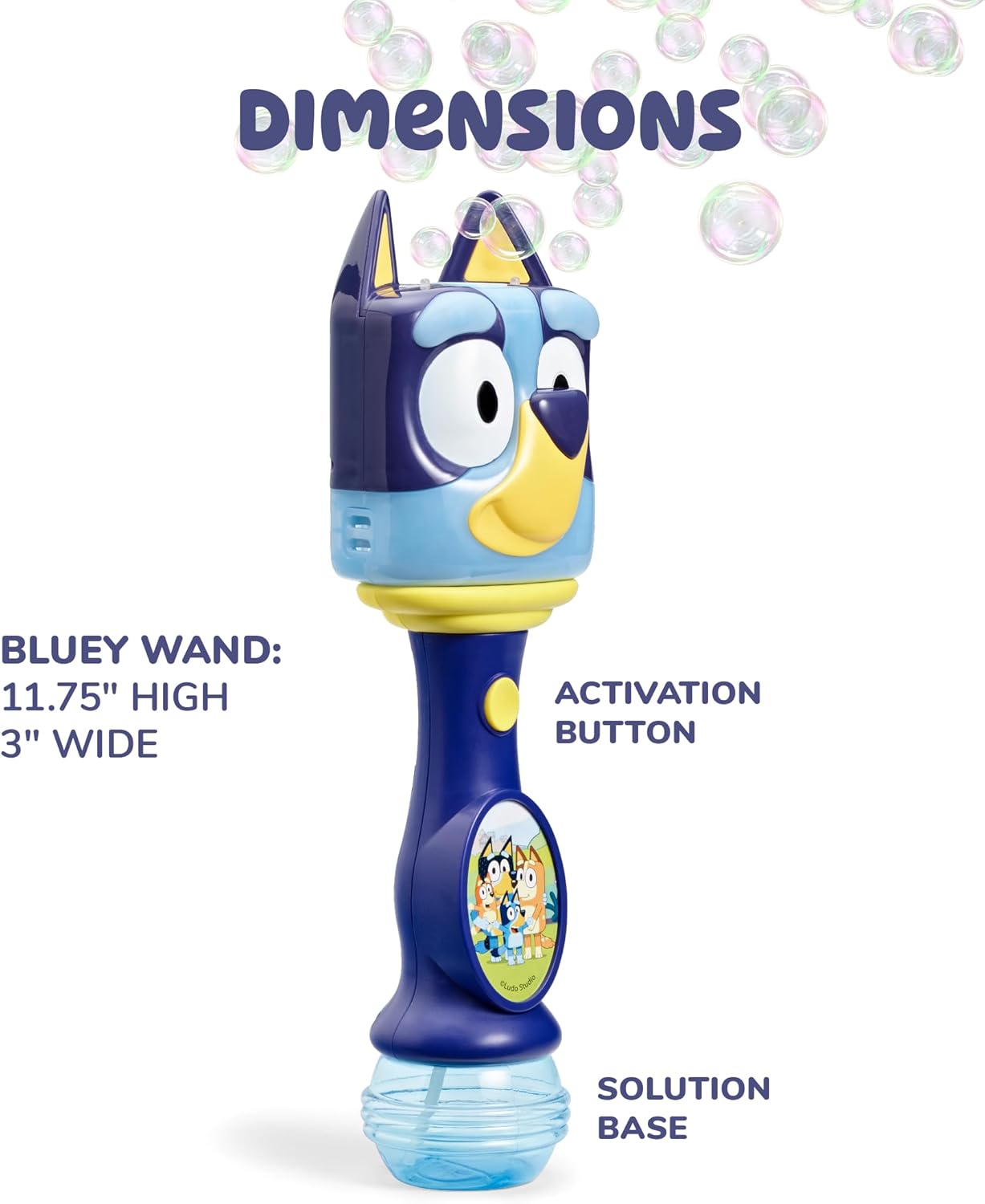 Bluey Lights Bubble Wand
