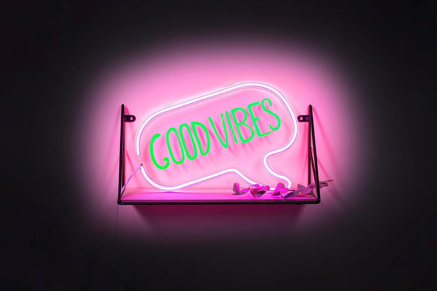 Neon Speech Bubble