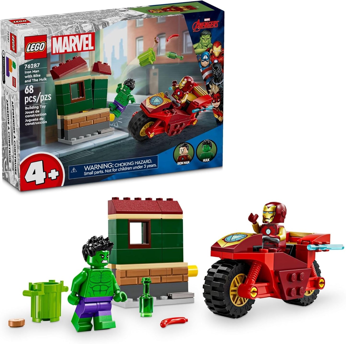 Iron Man with Bike and Th