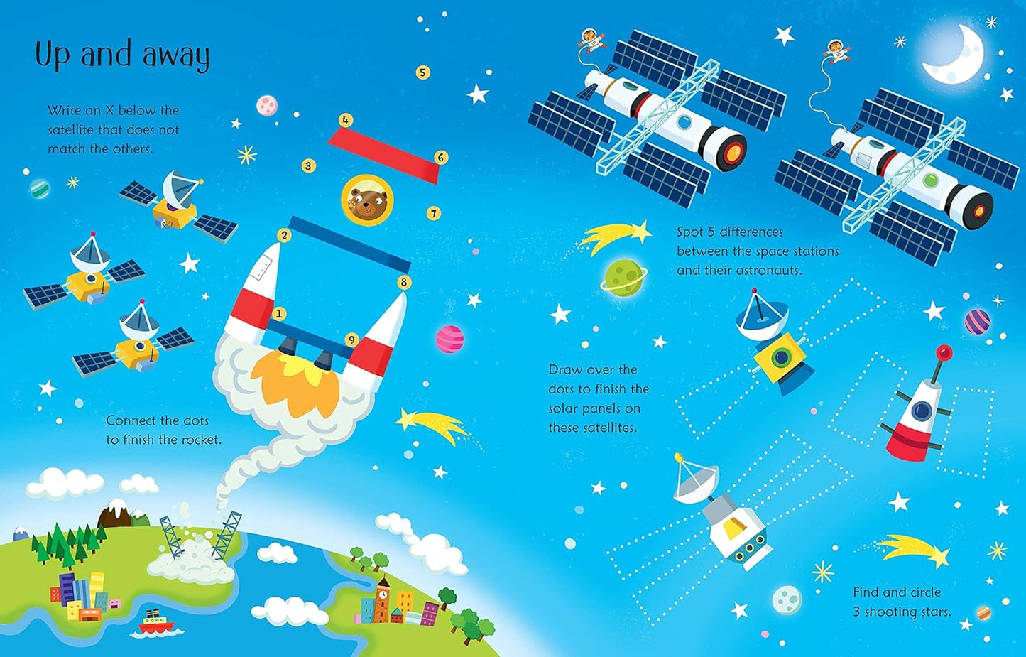 Wipe Clean Space Activity