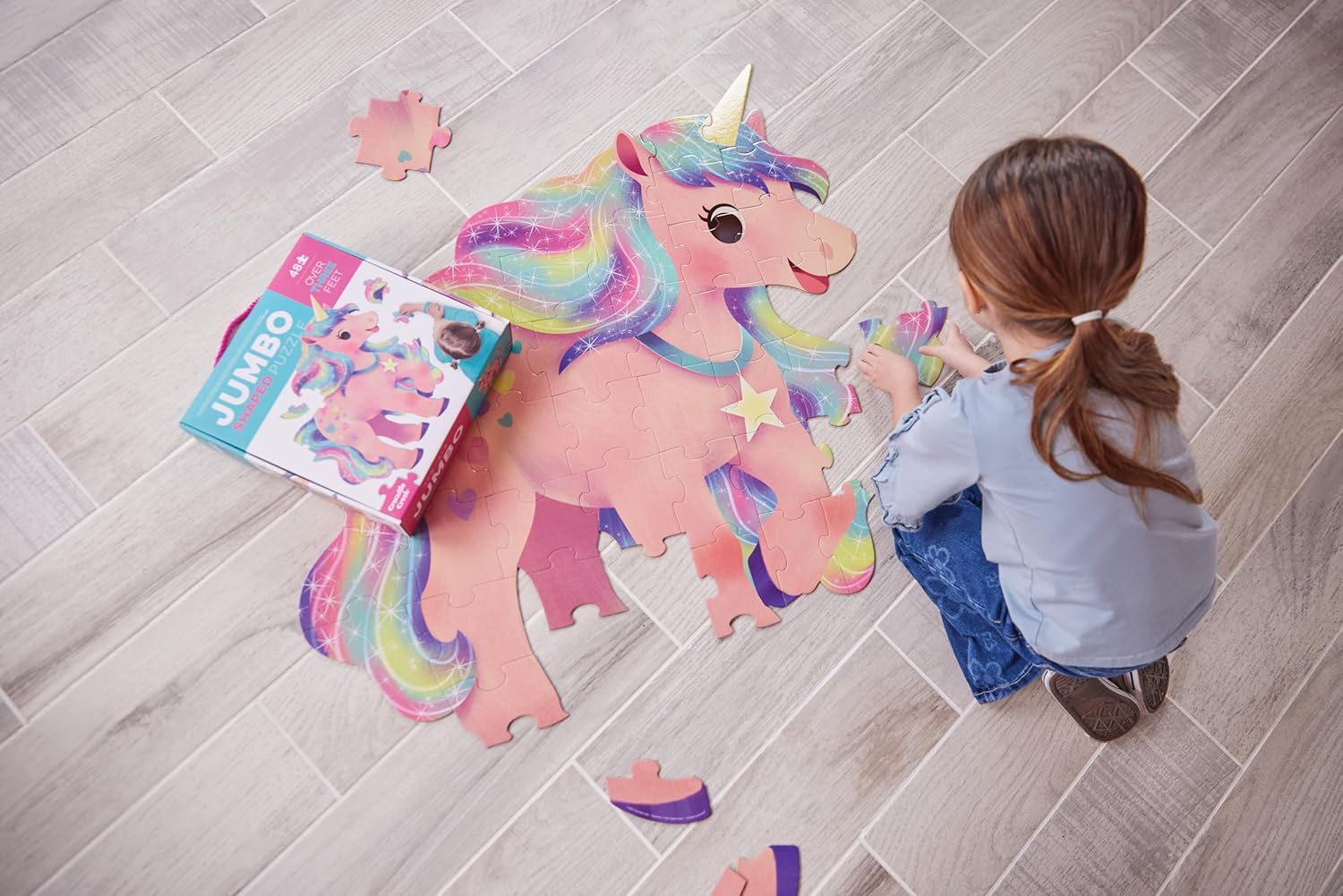 48 Pc Puzzle Unicorn