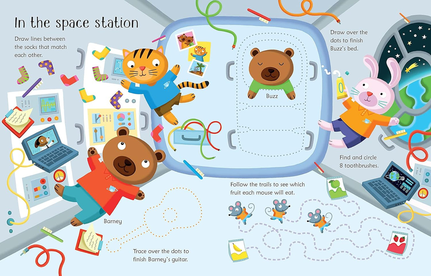 Wipe Clean Space Activity