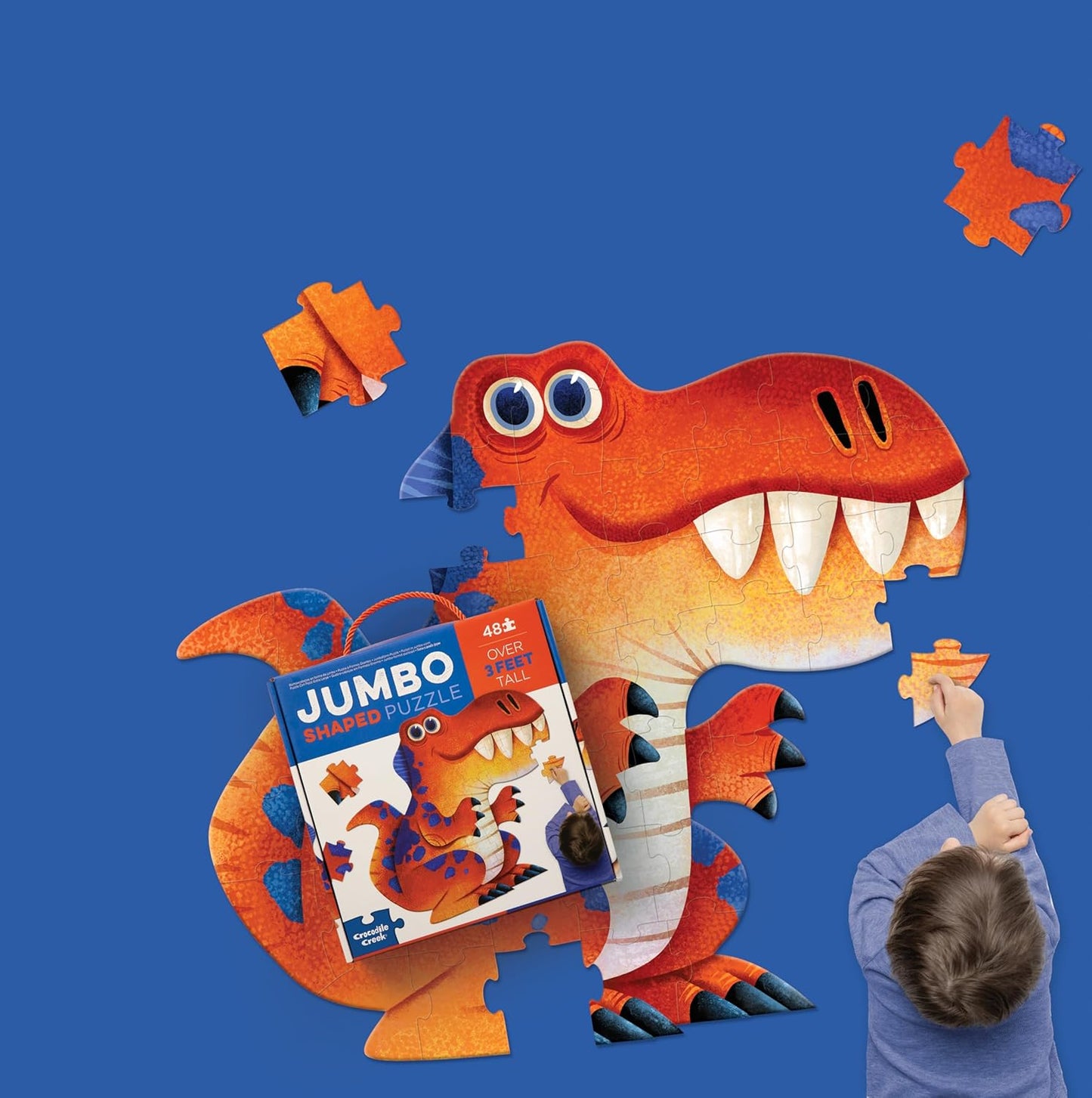 48 Pc Jumbo Dinosaur Puzz