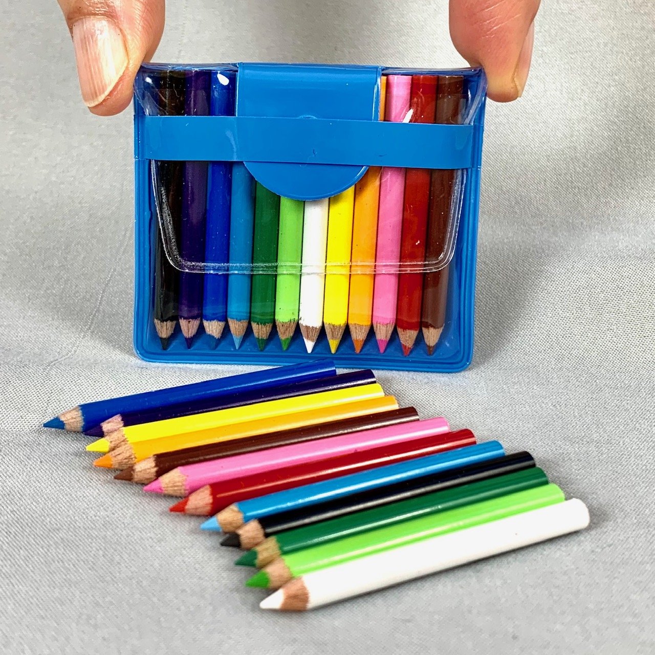 Asst Mini Pencils in Pouc