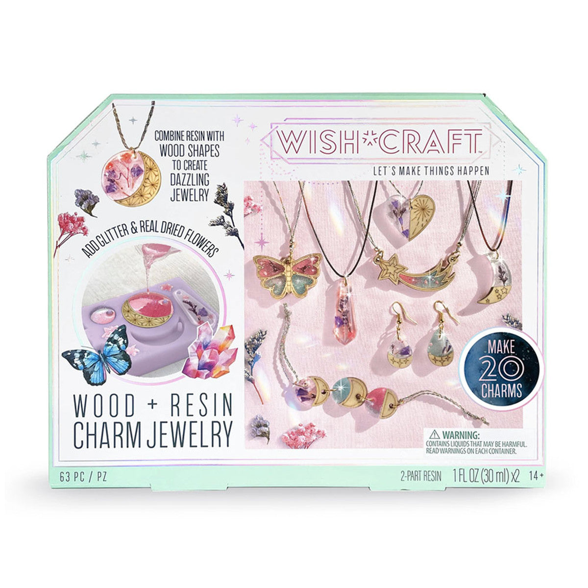 Wood & Resin Charm Jewelr