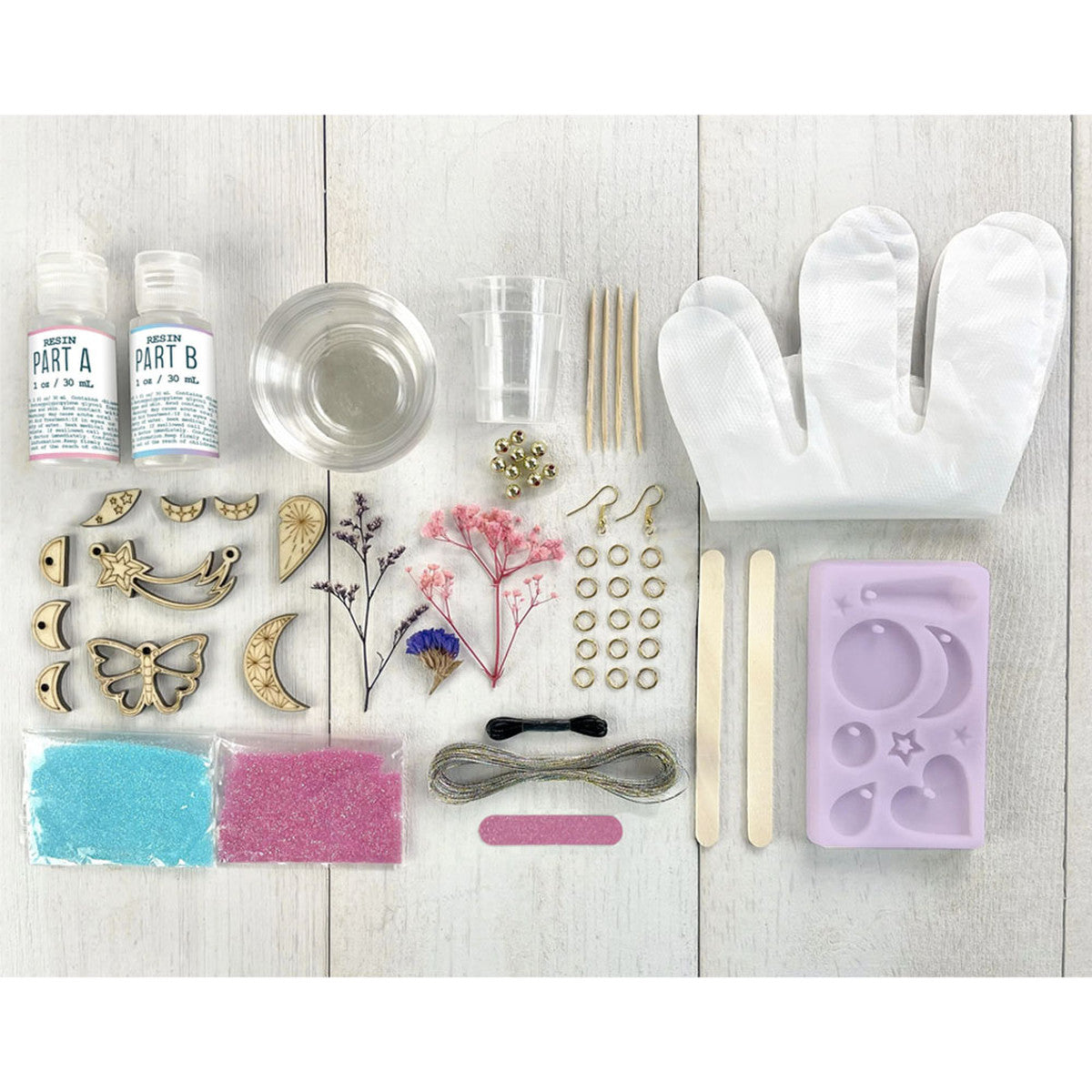 Wood & Resin Charm Jewelr