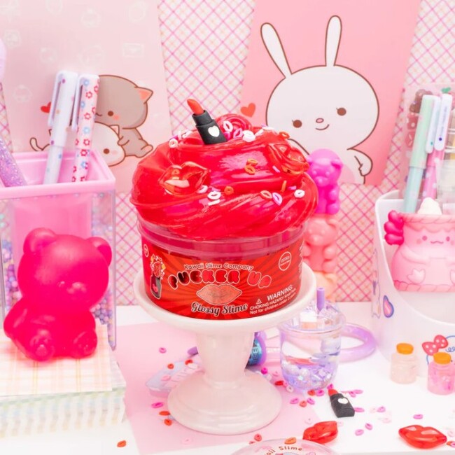 Pucker Up Glossy Slime-3