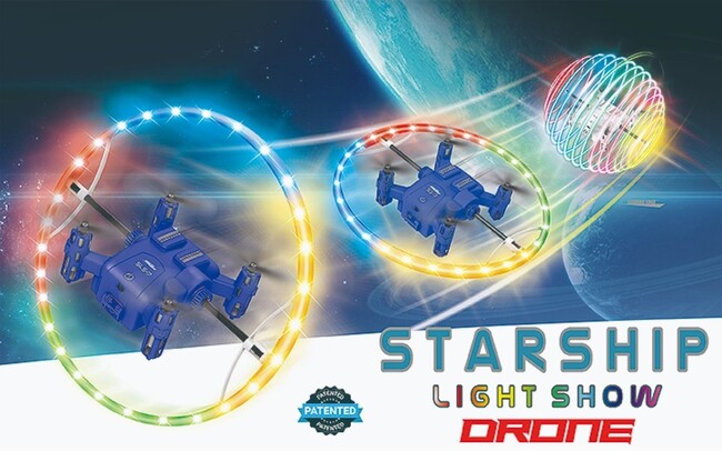 Starship Drone Light Show