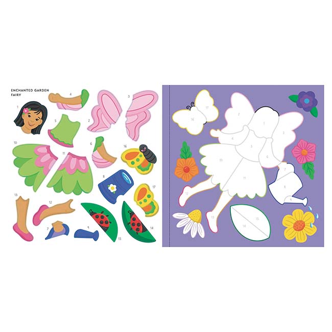 My First Color-by-Sticker Book Fairies