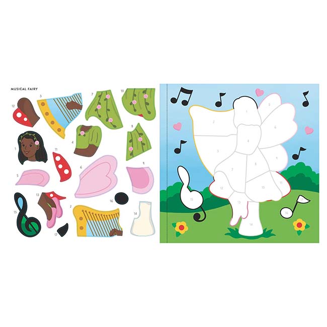 My First Color-by-Sticker Book Fairies