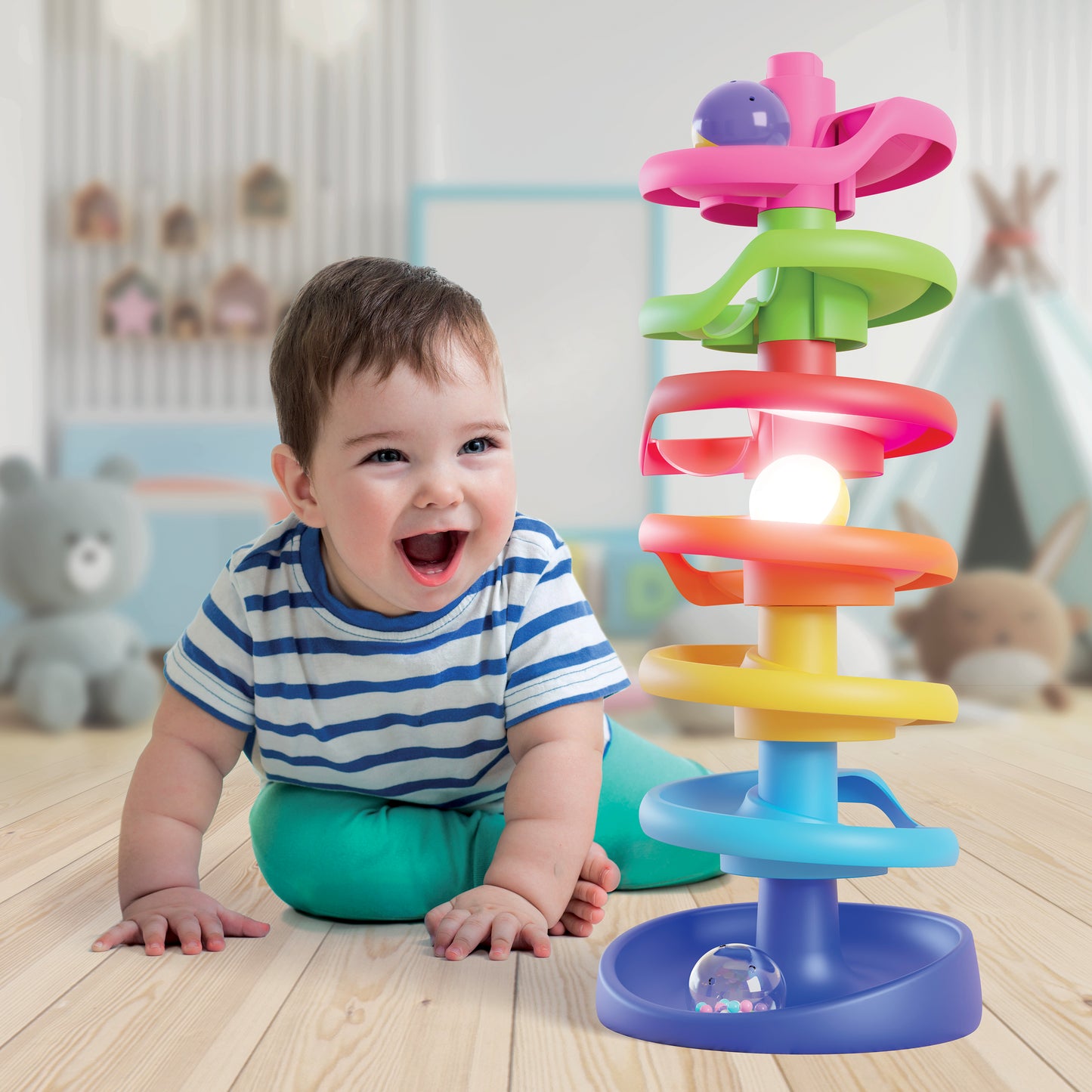 Spiral Tower W/ Lights