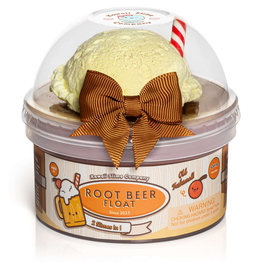 Kawaii Root Beer Float Slime