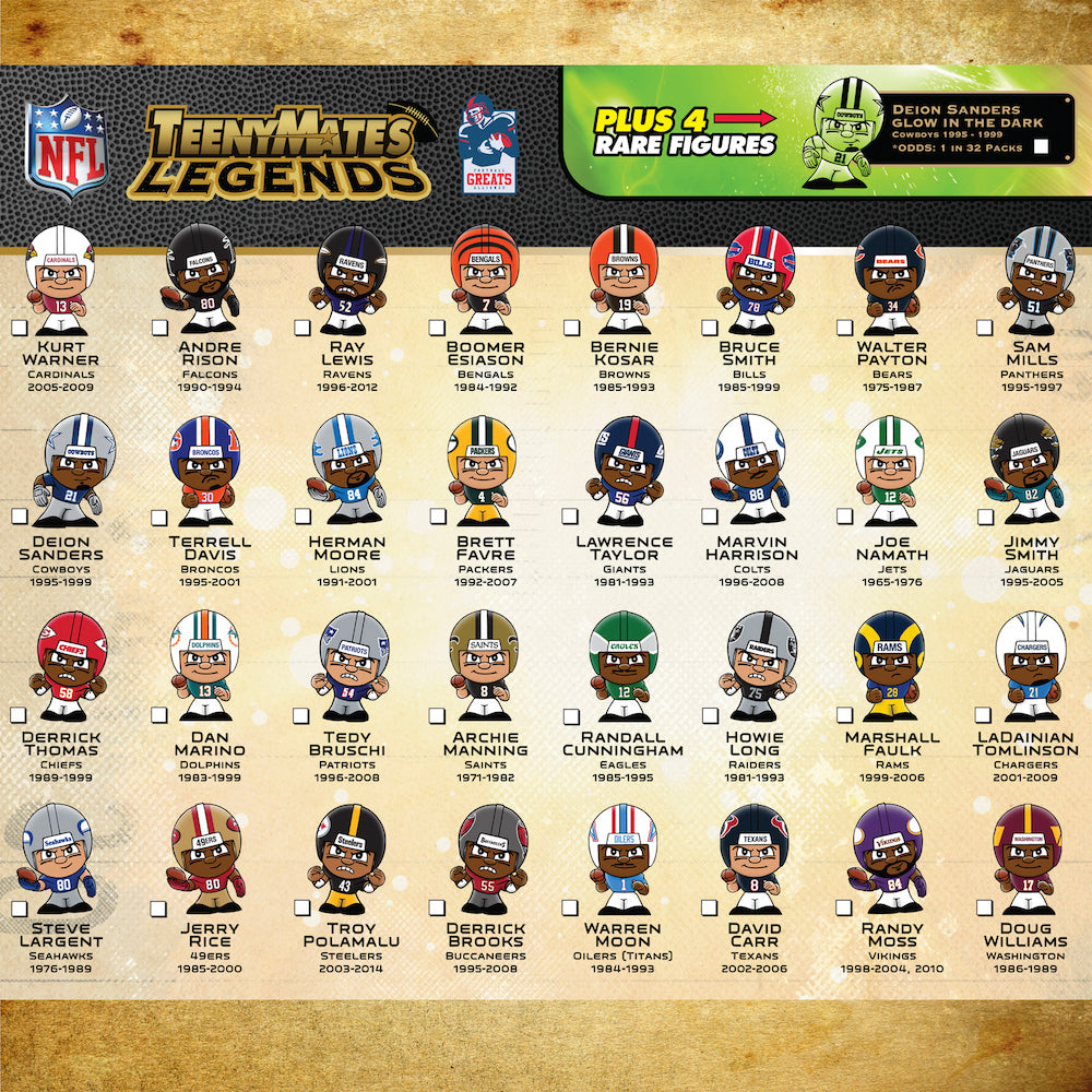 Teeny Mates Nfl Vintage