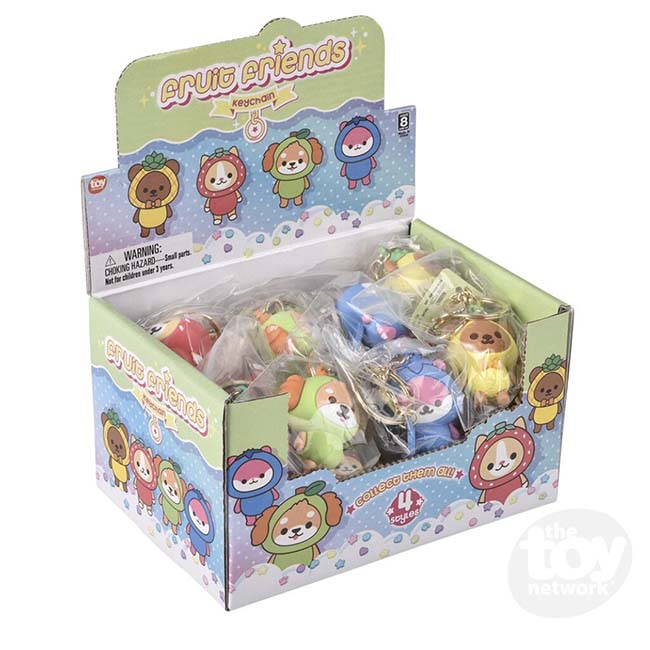 Kawaii Animal Fruit Friends Clip