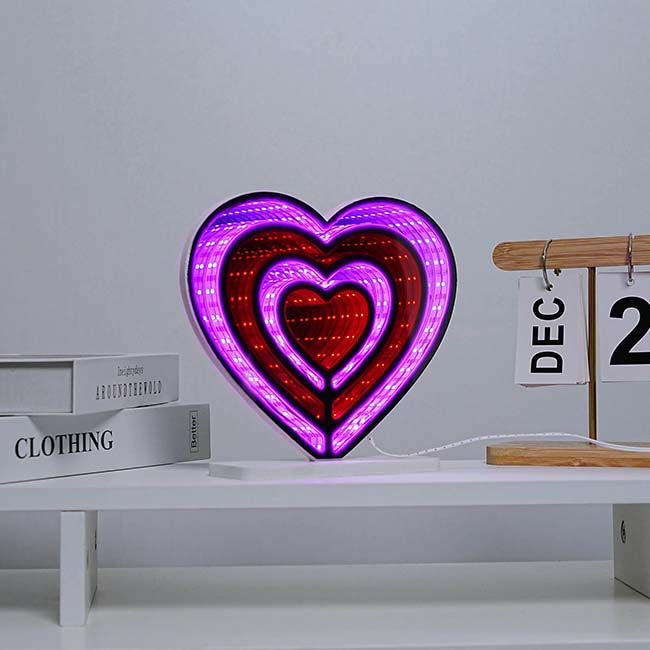 Infinity Mirror Heart