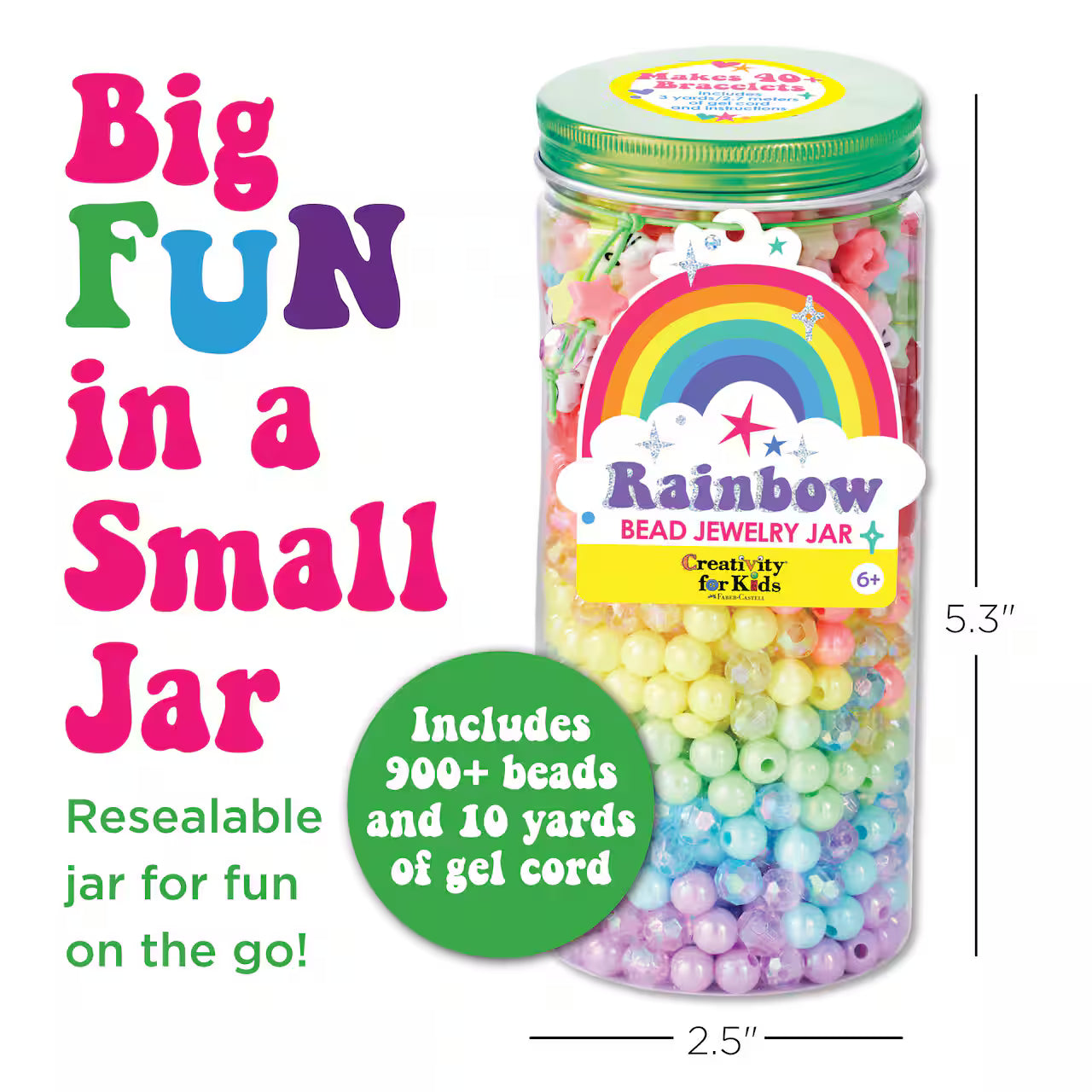 Bead Jewelry Jar