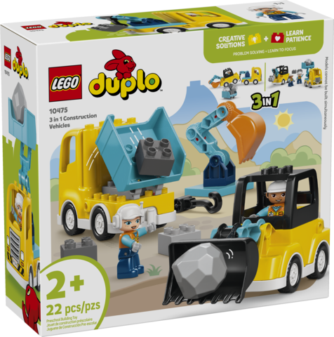 3 in 1 Construction Vehicles