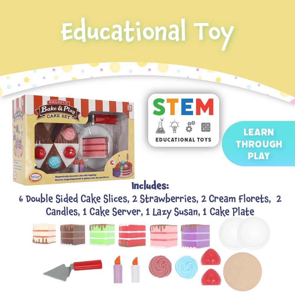 Magnetic Bake and Play Cake Set