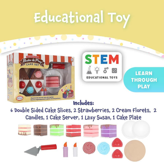 Magnetic Bake and Play Cake Set