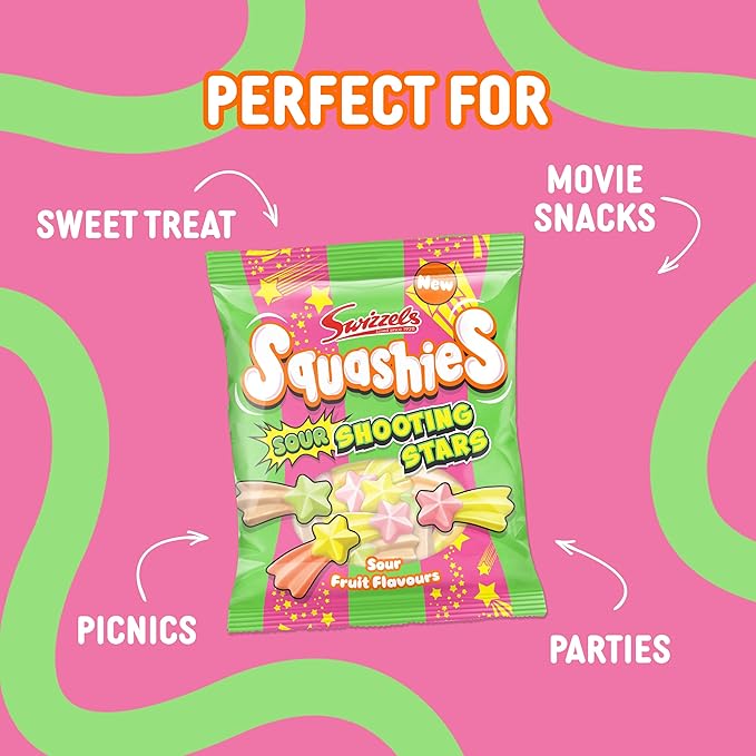 Squashies Sour Shooting Stars