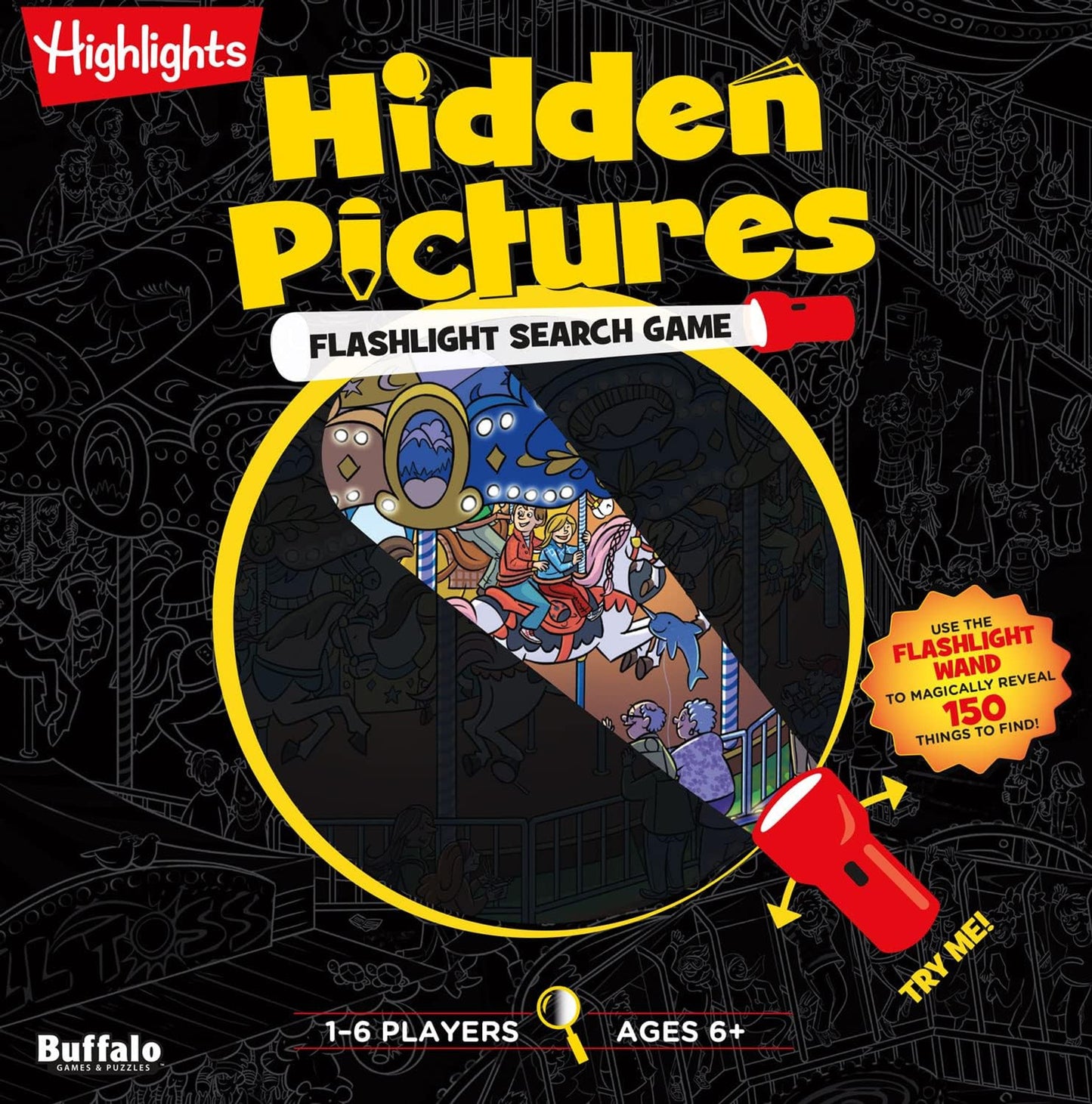 Hidden Pictures Flashlight Search Game